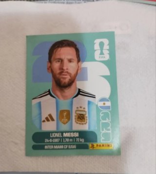 Cromo Messi Mundial 2026