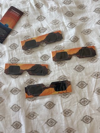 Gafas homologadas para eclipse solar