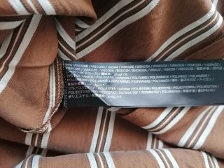 Camisa Marrón Rayas, Mango