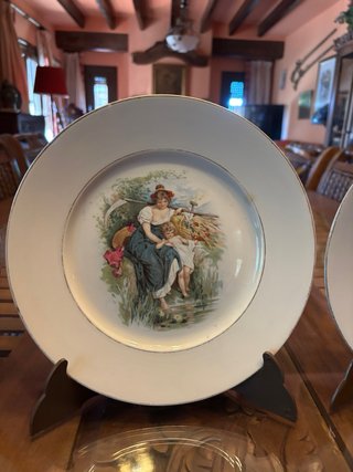 Juego de 3 Platos Porcelana
