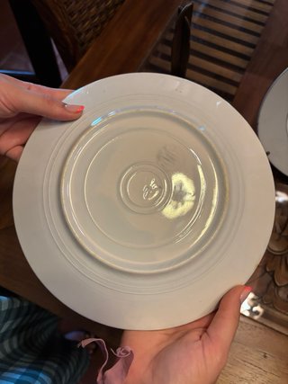 Juego de 3 Platos Porcelana