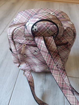 Bolso mochila estampado perros