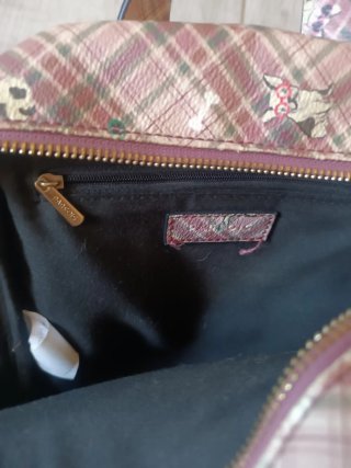 Bolso mochila estampado perros