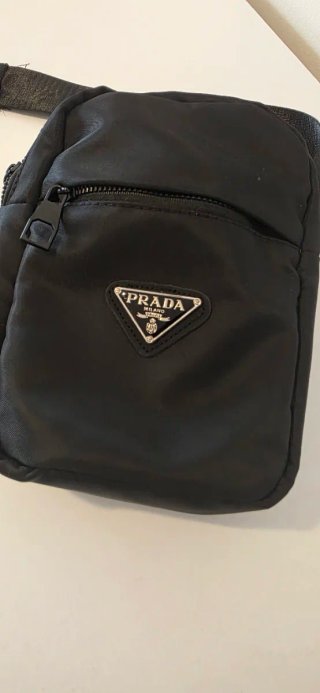 Bandolera Negra Estilo Prada