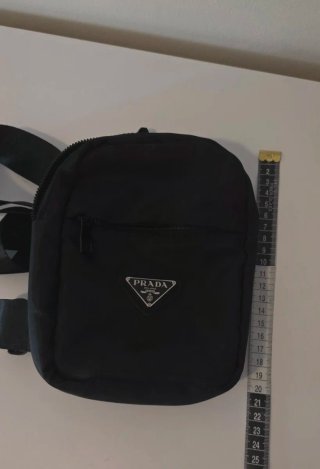 Bandolera Negra Estilo Prada
