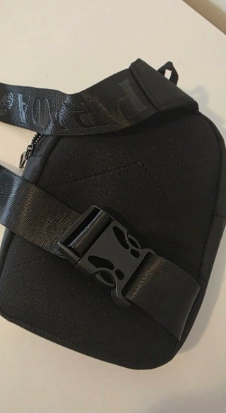 Bandolera Negra Estilo Prada