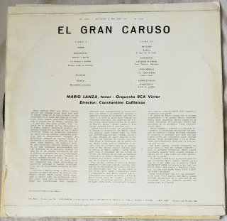 Vinili Classici Mario Lanza ed Enrico Caruso
