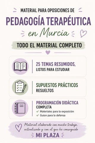 Material Oposiciones Pedagogía Terapeutica