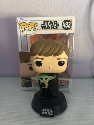 Funko Pop! Star Wars Luke Skywalker con Grogu 482