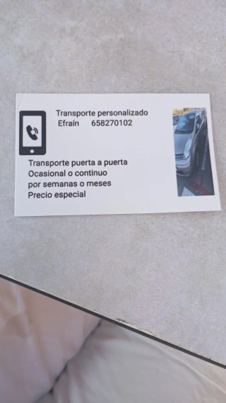TRANSPORTE EN ALICANTE CAPITAL