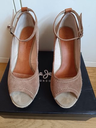 Cuñas Pepe Jeans Beige/Marrón
