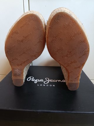 Cuñas Pepe Jeans Beige/Marrón
