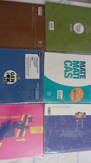 2 lotes de Libros 1° de bachillerato de ciencias