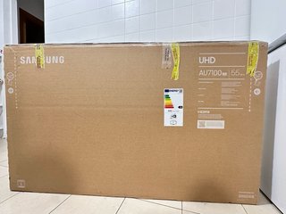 Smart TV Samsung UHD AU7100 55 nuevo entrega grati