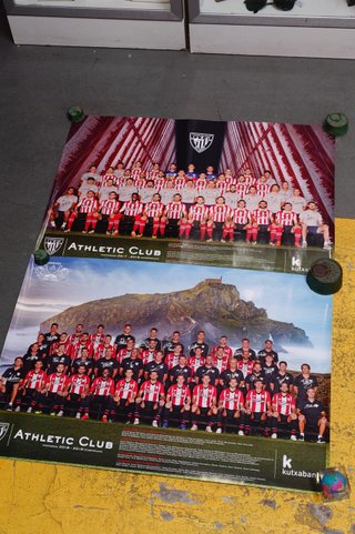2 pósters Athletic Club 2017-2019 , Bilbao,  Fútbol