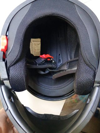 Casco de moto negro Twin Air