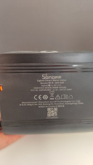 SONOFF SWV-BSP Zigbee Válvula Agua Inteligente