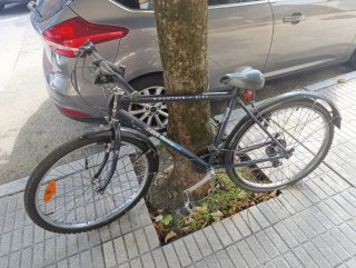 Bicicleta vintage falta cambiar cámara*