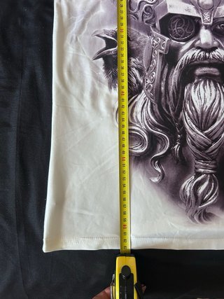 Camiseta sin mangas Vikinga con Cuervo y Runas