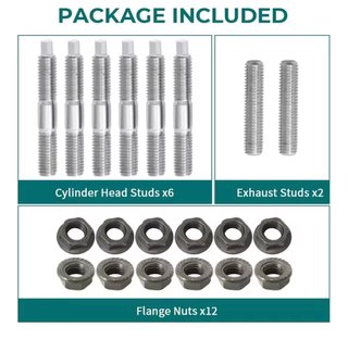 Kit Tornillos Culata Escape Yamaha Blaster 200