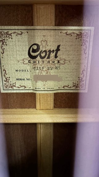 Cort GA5F BW NS Electroacústica - Como nueva