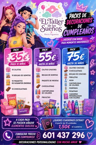 Decoraciones de cumpleaños