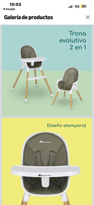 Trona evolutiva Bebeconfort