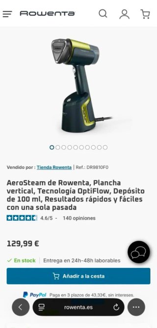 Plancha Vertical Tefal