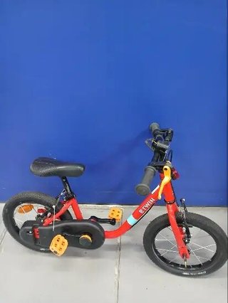 Bicicleta 14 pulgadas niños 3-5 Años 2 en 1 Discover 500