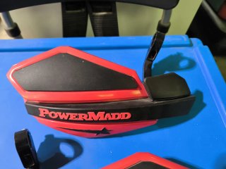 Paramanos Guardamanos PowerMadd Moto/Quad Rojo/Neg
