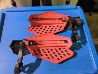Paramanos Guardamanos PowerMadd Moto/Quad Rojo/Neg