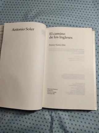 El camino de los Ingleses - Antonio Soler (Premio