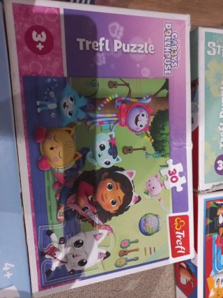 Lote 6 Puzzles de  3 y 4 años