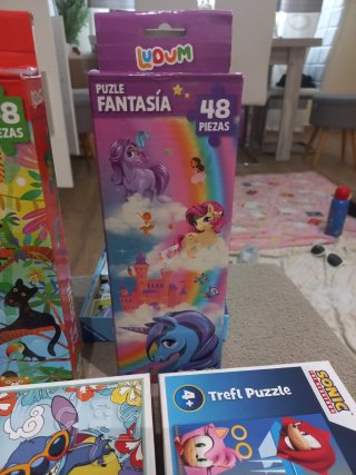 Lote 6 Puzzles de  3 y 4 años