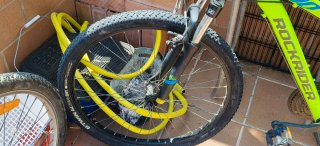 Bicicleta Rockrider Gris  Bicicleta Rockr fosforit