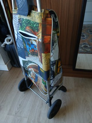 Carro de la compra con ruedas