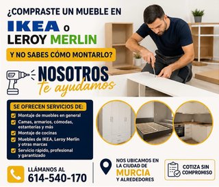 Montador de muebles y arreglos de todo tipo