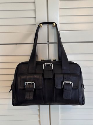 Borsa Furla Bauletto pelle marrone scuro