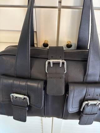 Borsa Furla Bauletto pelle marrone scuro