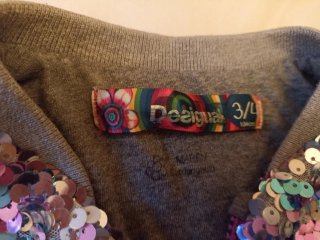 Chaqueta lentejuelas niña 3-4 años