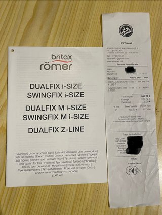 Silla coche bebé Britax Römer giratoria