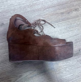 Sandalias plataforma con cordones