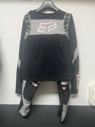 Conjunto Ropa Enduro Fox Negro/Gris