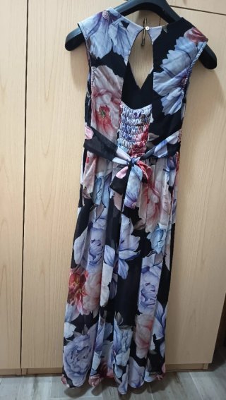 Abito lungo donna fantasia floreale
