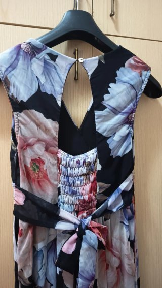 Abito lungo donna fantasia floreale