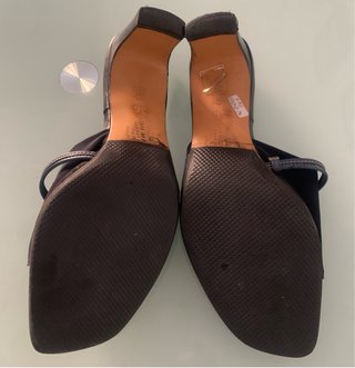 Sandalias de mujer negras y azules