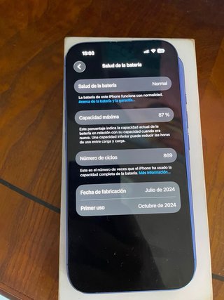iPhone 16 128GB Azul