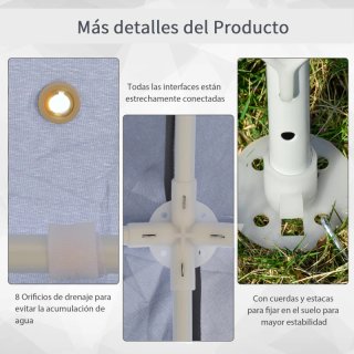 Carpa Jardín 3x3m con Mosquiteras