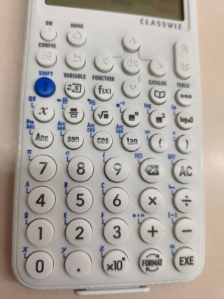 Calculadora científica Casio FX-991SP CW solar (blanca)