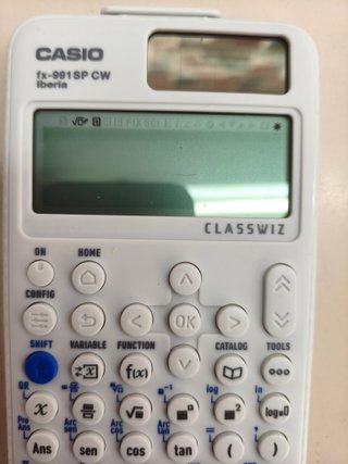 Calculadora científica Casio FX-991SP CW solar (blanca)
